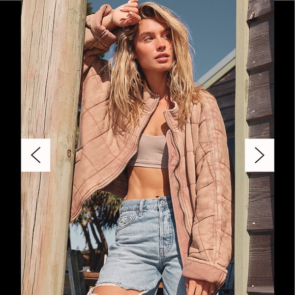 NWT Free People Dolman Quilted Knit Jacket - Picture 3 of 10